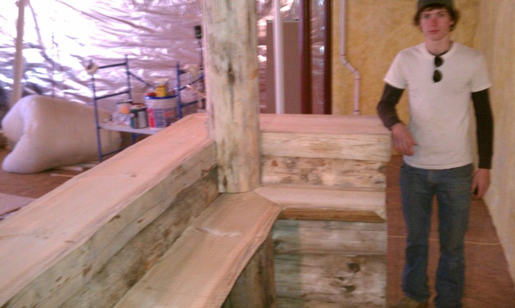 Log bar Wiley Log Homes